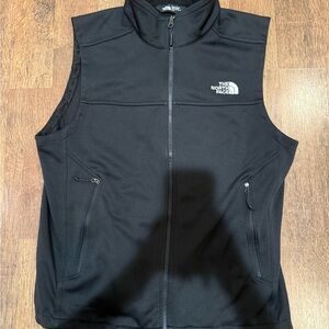The North Face Black apex bionic Vest with Logo